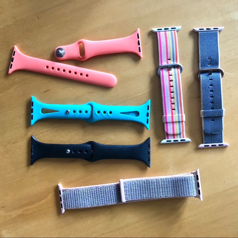 Lot of SIX Apple Watch bands 38/40mm